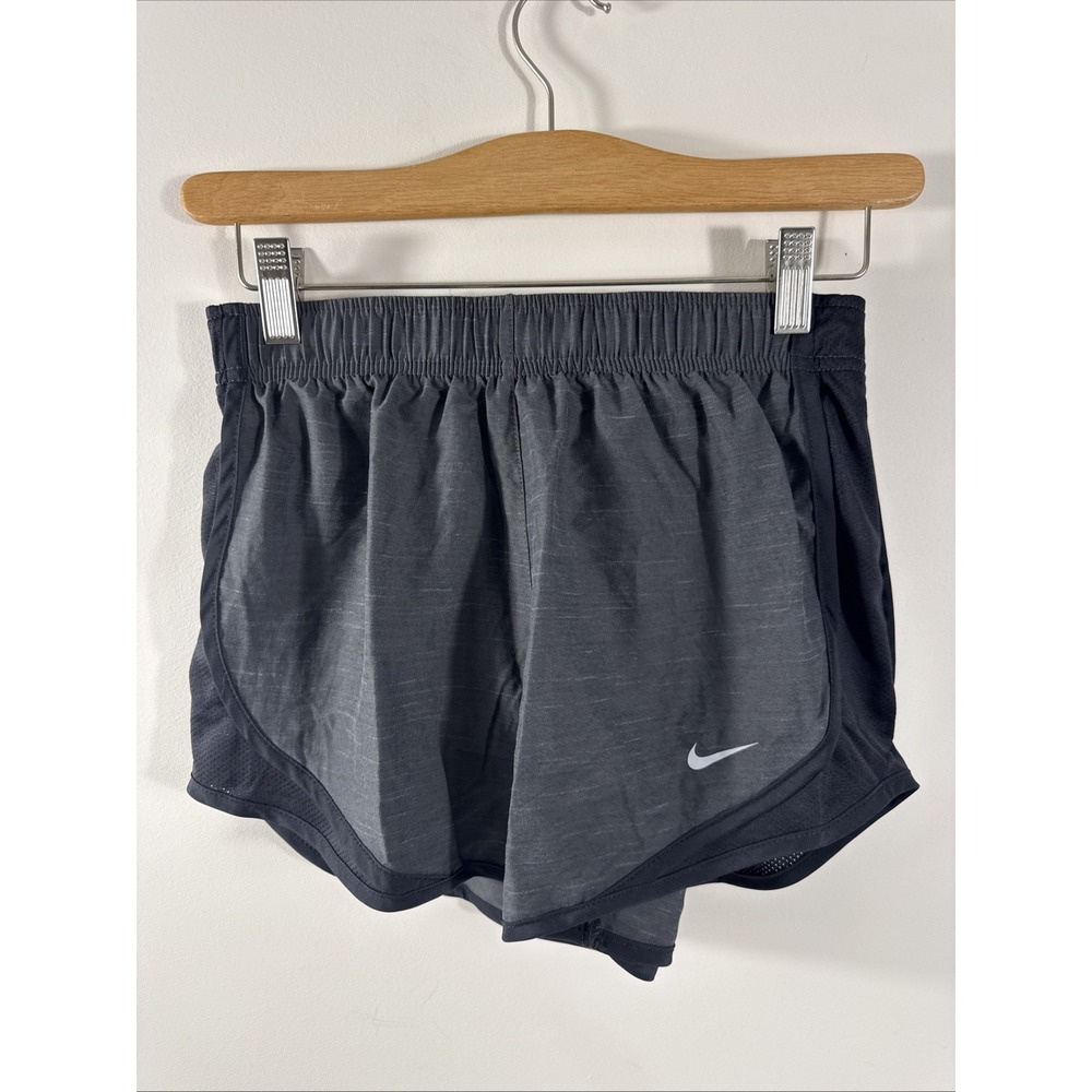 Nike Women's Dri-FIT Tempo 3" Heathered Running Shorts - Black/Grey Size  XS